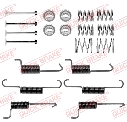 Accessory Kit, parking brake shoes